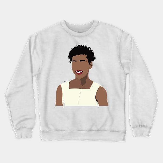 Althea Gibson Crewneck Sweatshirt by itsaulart